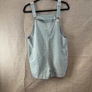 Light blue cotton overalls